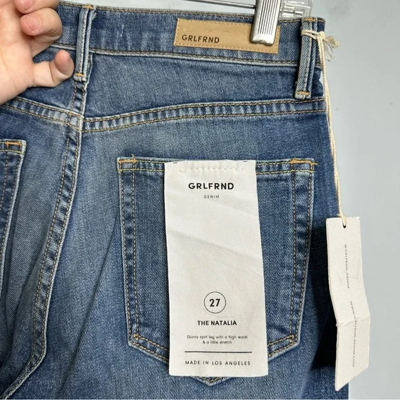 GRLFRND Natalia Skinny Split Leg High Waist Jeans Ma Belle Amie